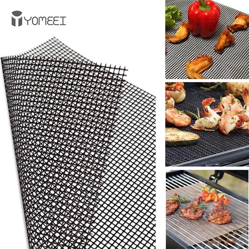 Camping Cooking Device - YOMEEI 1Pcs Barbecue Grilling Mats Grid