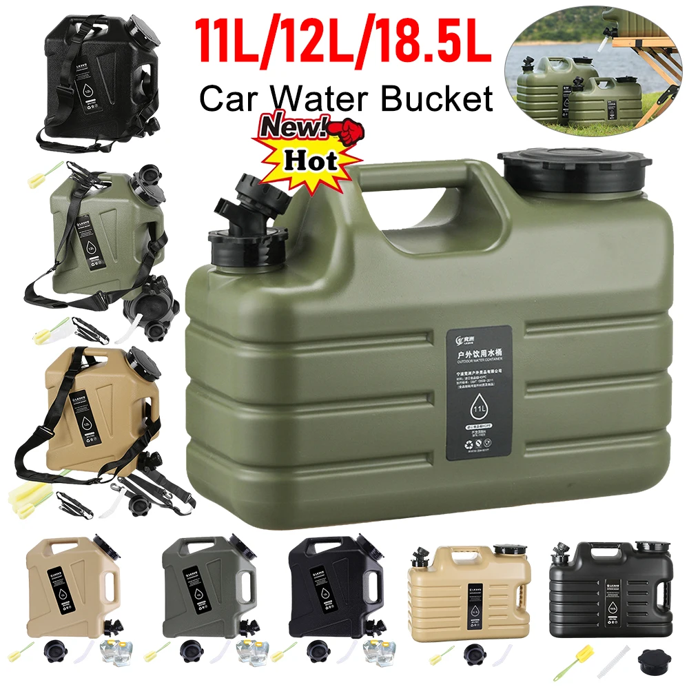 Camping Cooking And Drinking - 11/12/18.5L Water Bucket Large Capacity Car