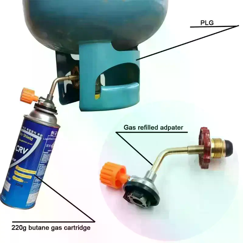 Camping Cooking Jet - Gas Butane Cylinder Tank Refill Connector