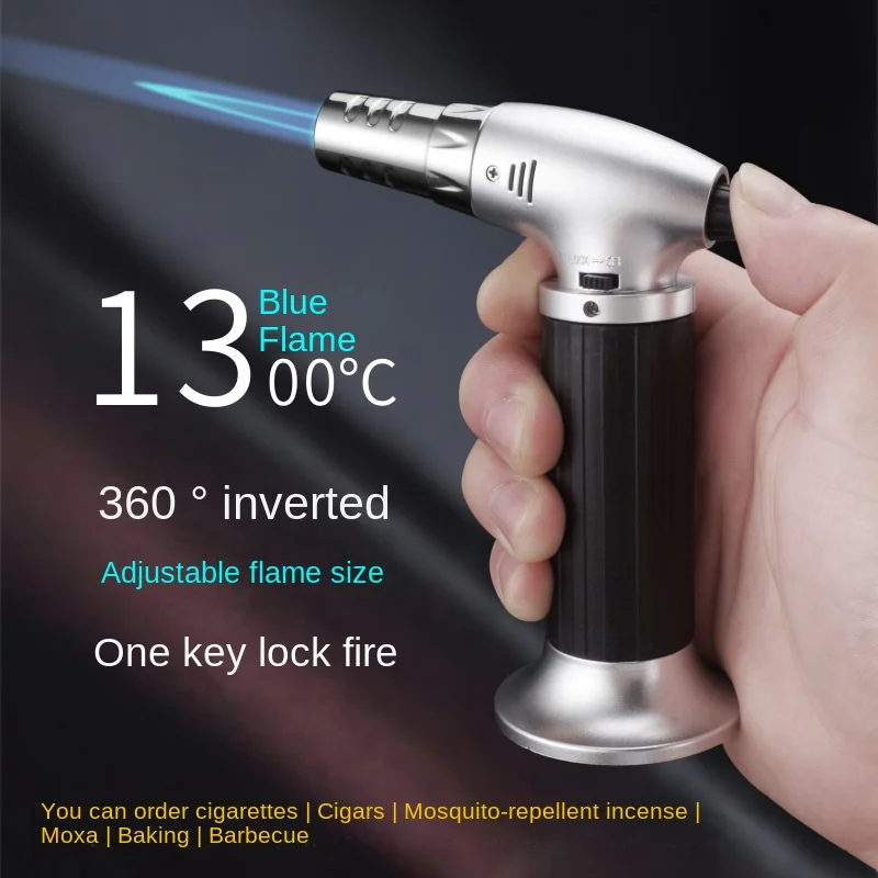 Camping Cooking Jet - Blue Flame Butane Torch Refillable Windproof