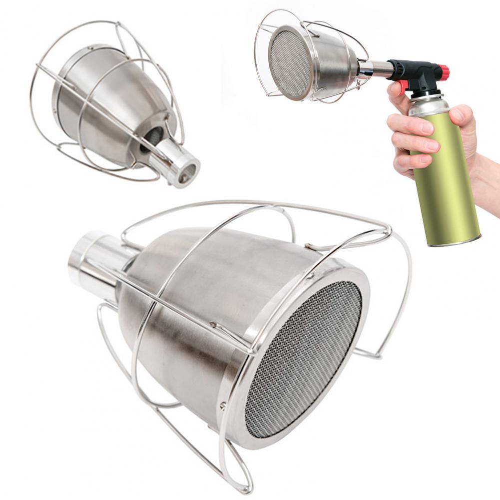 Camping Cooking Torch - Stainless Steel Culinary Torch Attachment Cooking