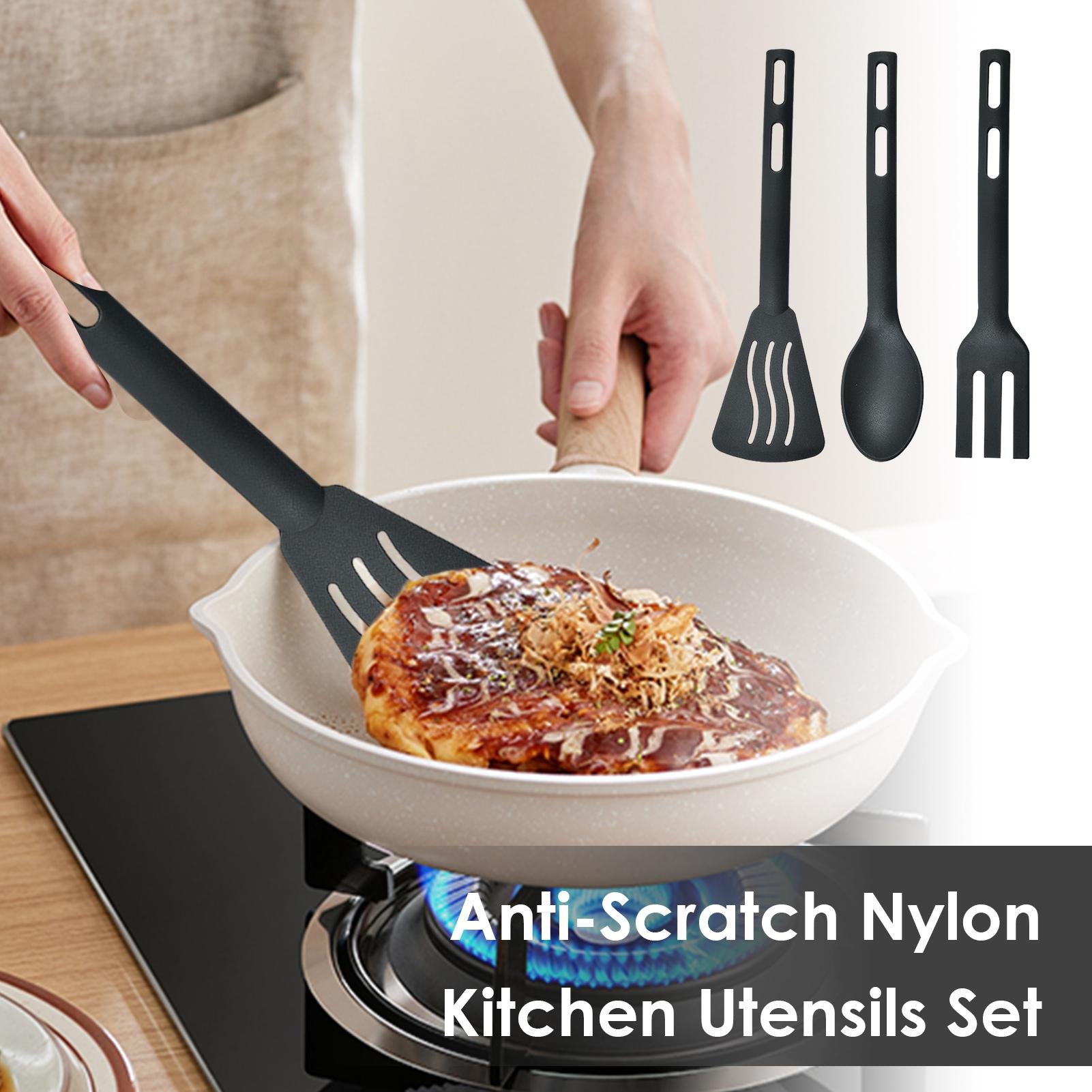 Camping Cooking Accessories Set - Heat Resistant Kitchen Utensils Set Portable