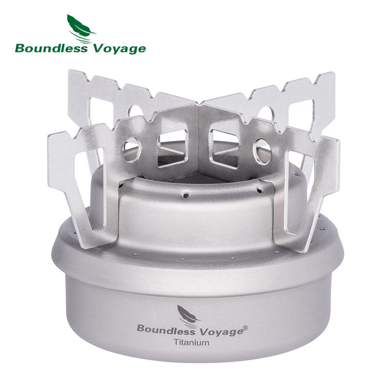 Camping Cooking Device - Boundless Voyage Titanium Spirit Burner Mini