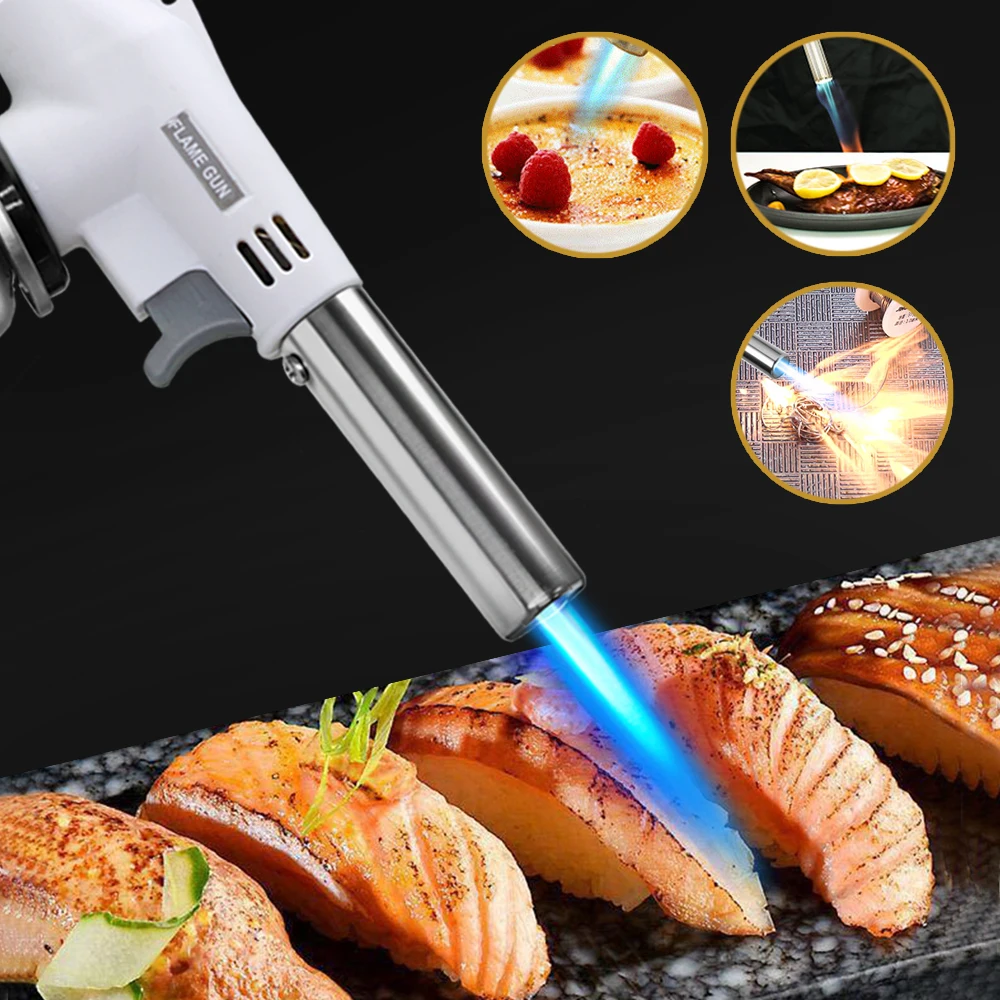 Portable Metal Flame Gun Butan - Camping Cooking Torch review and price