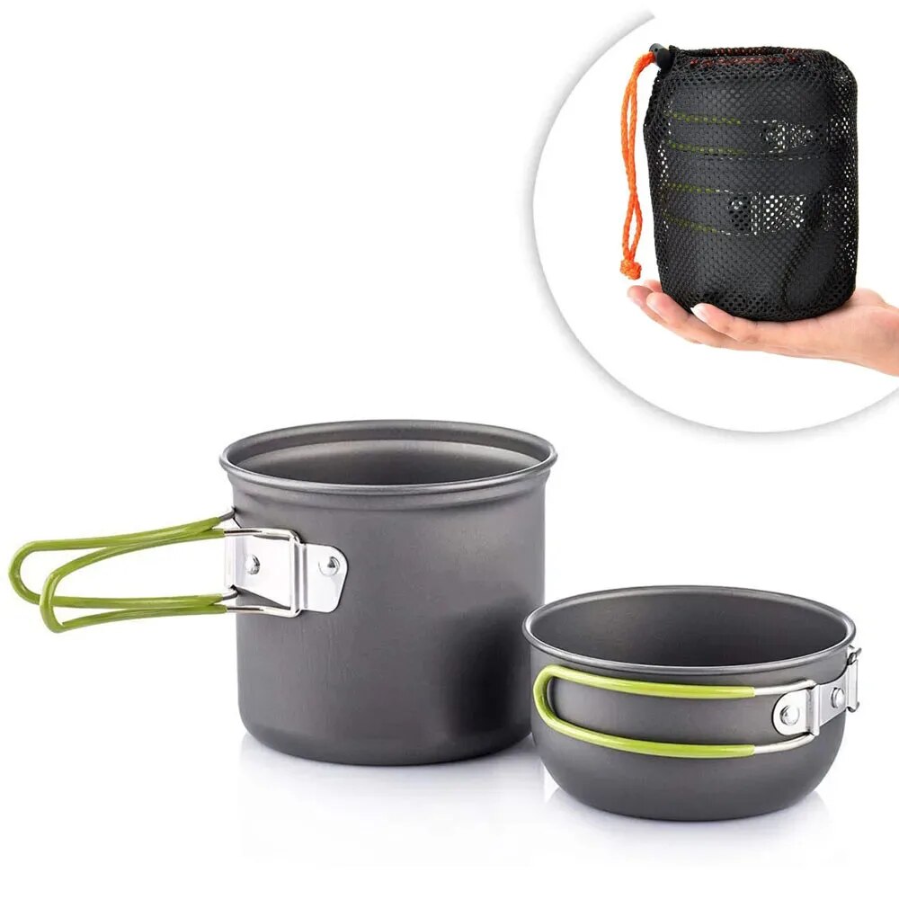 Camping Cookware Mess Kit Ultr - Camping Cooking Accessories Set review and price