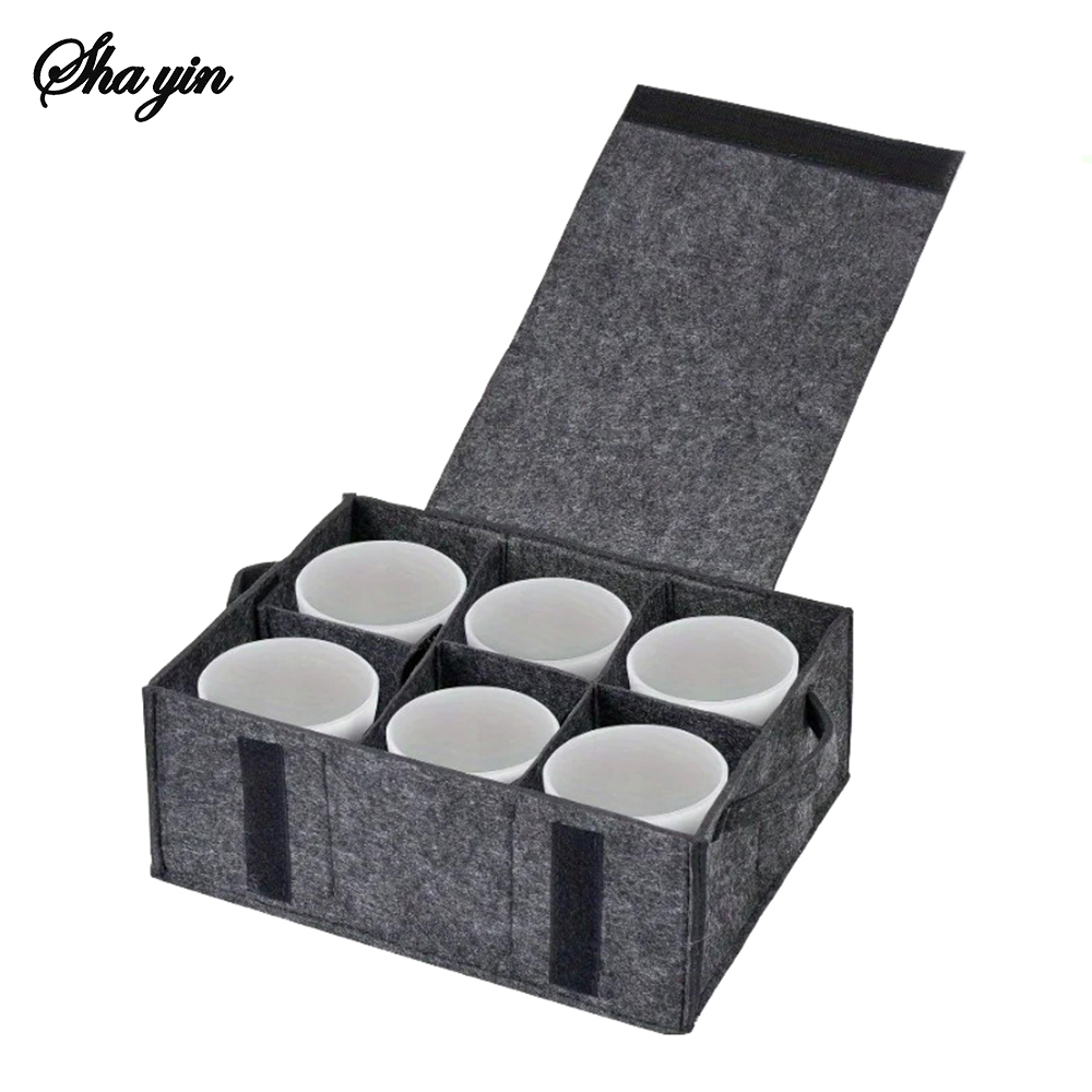Felt Plate Dish Cup Storage Ba - Camping Cooking Utensil Holder review and price