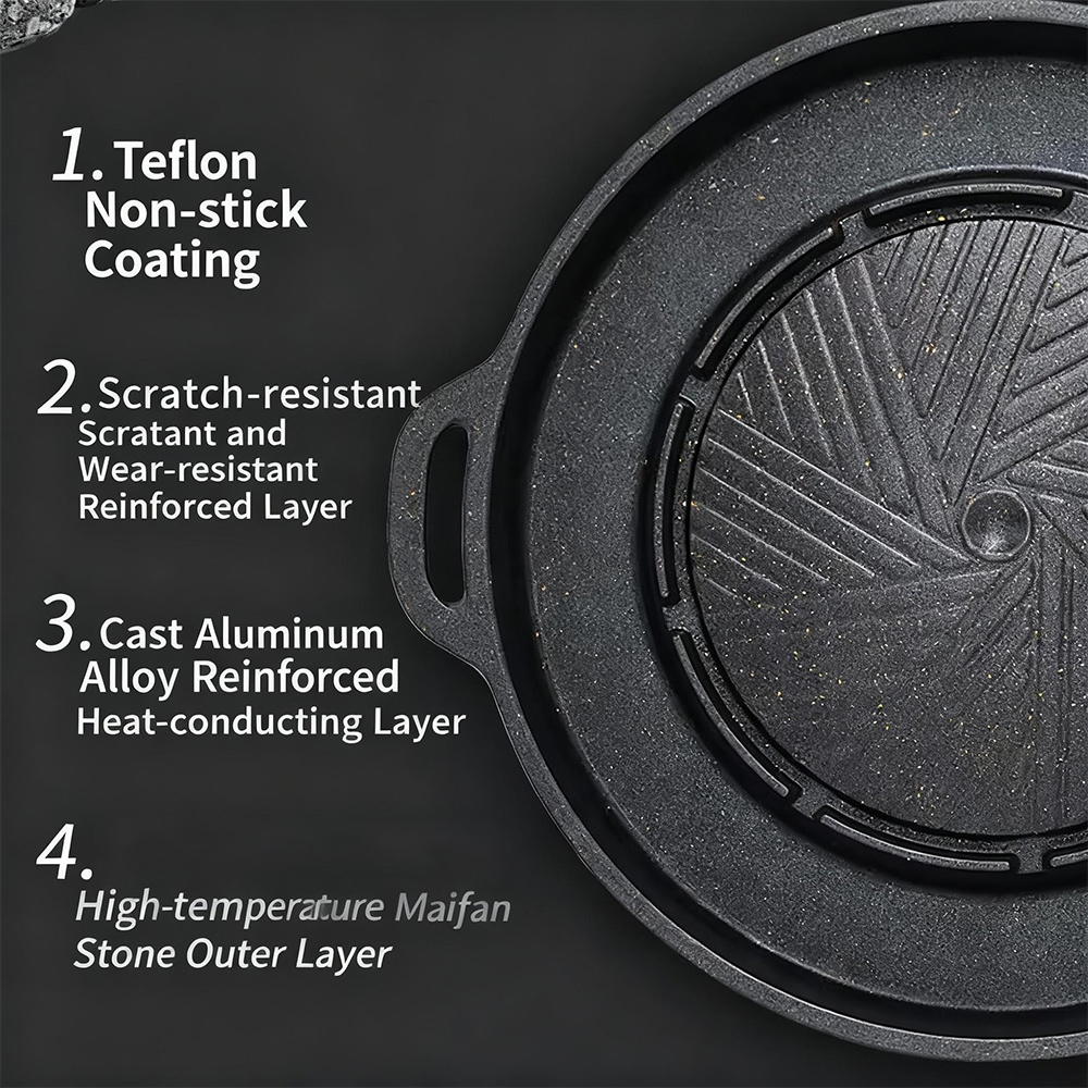 KOSUN Korean BBQ Grill Pan 2 i - Camping Cooking Device review and price