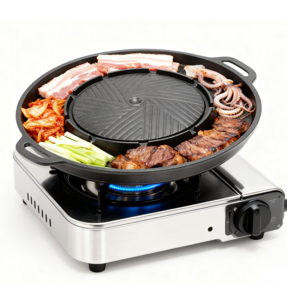 KOSUN Korean BBQ Grill Pan 2 i - Camping Cooking Device review and price