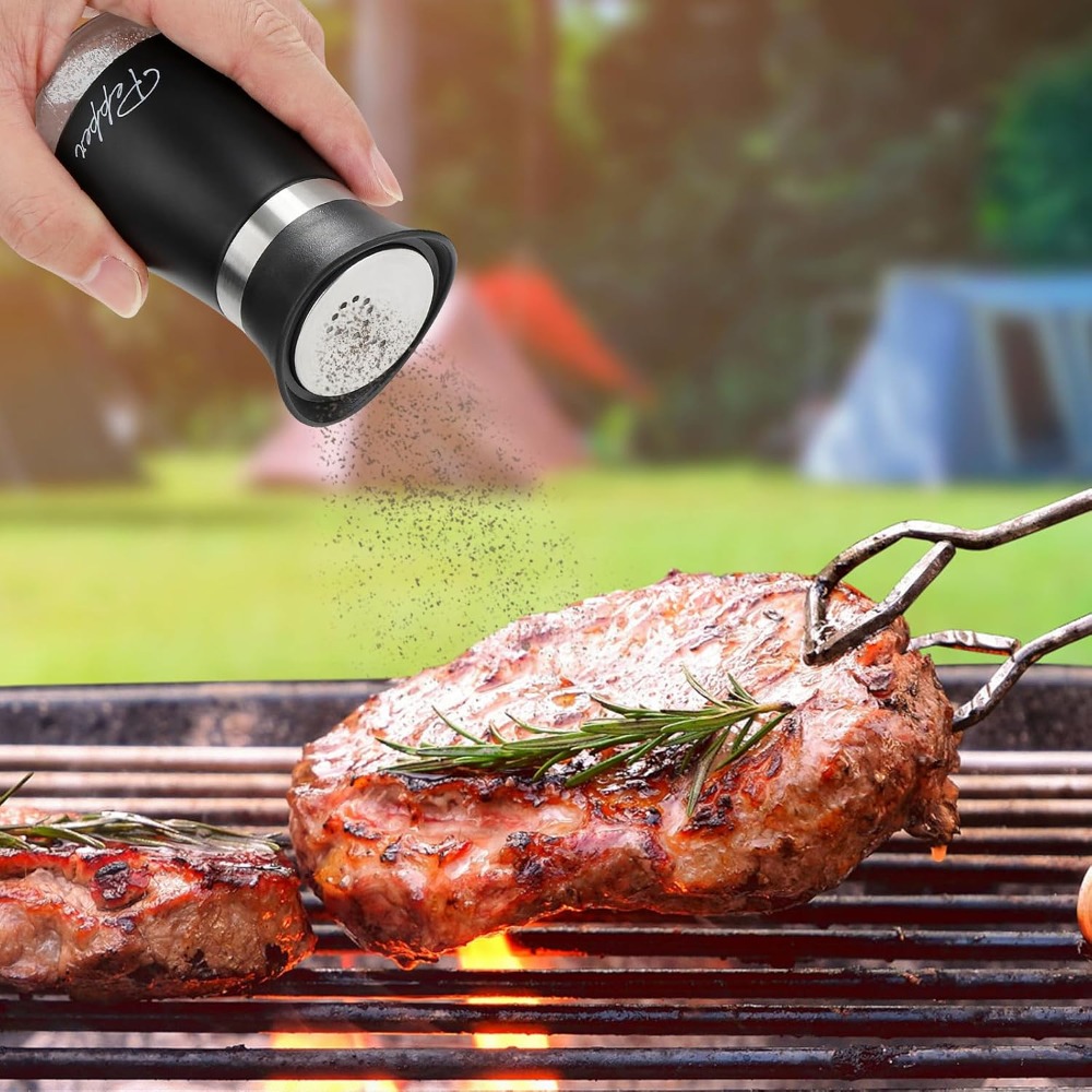 Stainless Steel Salt and Peppe - Camping Cooking Dining Set review and price
