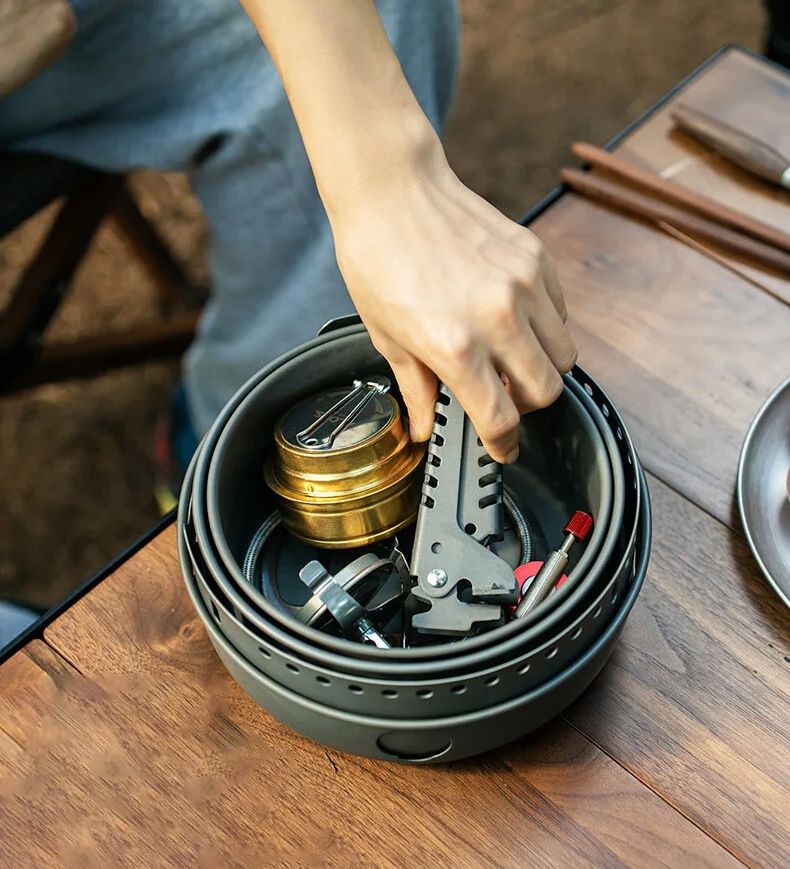 Camping Gas Stove Alcohol Stov - Camping Cooking Accessories Set review and price