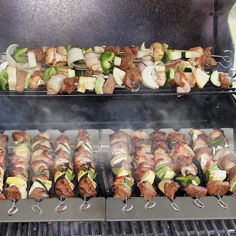 2pcs Kebab Rack Kebab Stands S - Camping Cooking Utensil Holder review and price