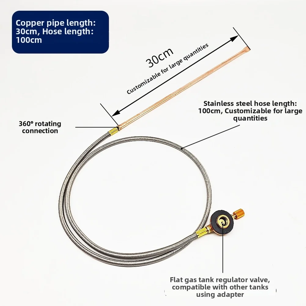 Copper Tube Handheld Fire Star - Camping Cooking Youtube review and price