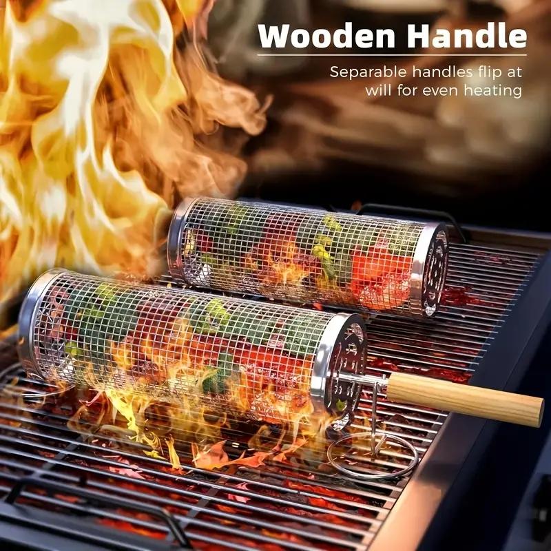 Stainless Steel BBQ Grill Bask - Camping Cooking Device review and price