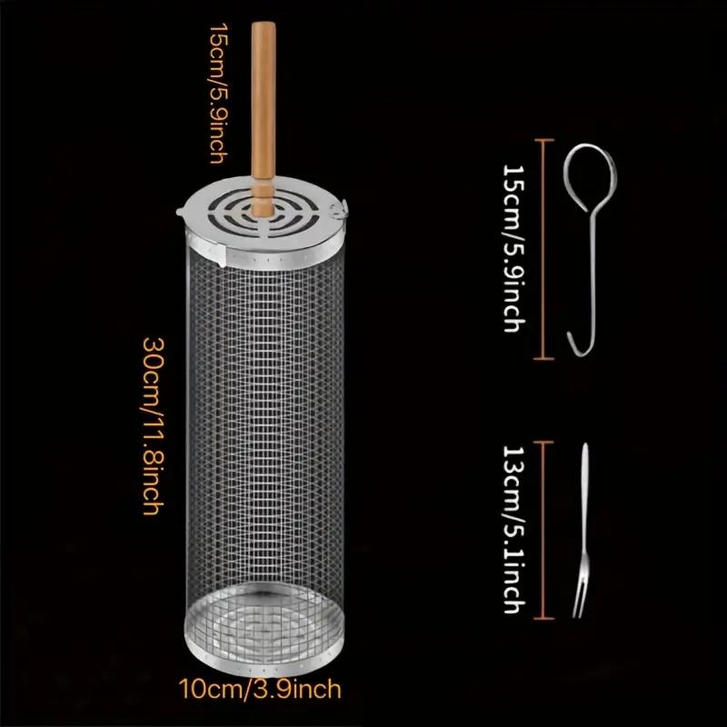 Stainless Steel BBQ Grill Bask - Camping Cooking Device review and price