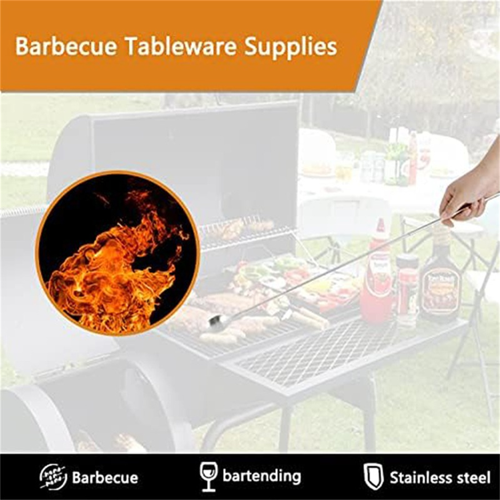 Telescopic BBQ Utensils Retrac - Camping Cooking Kitchen Set review and price