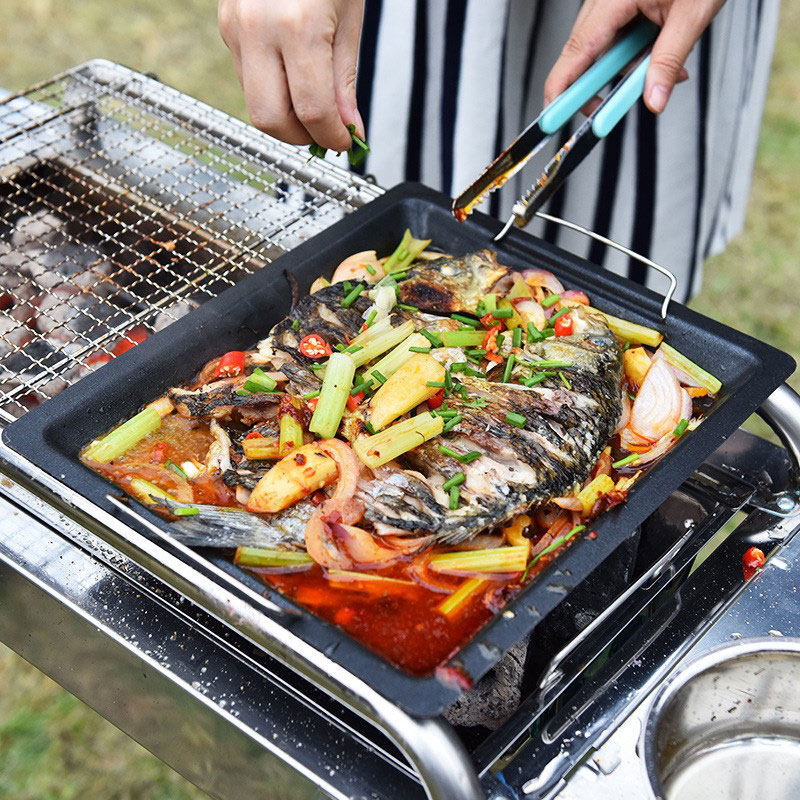 Outdoors Thick Square Grill Pa - Camping Cooking Device review and price