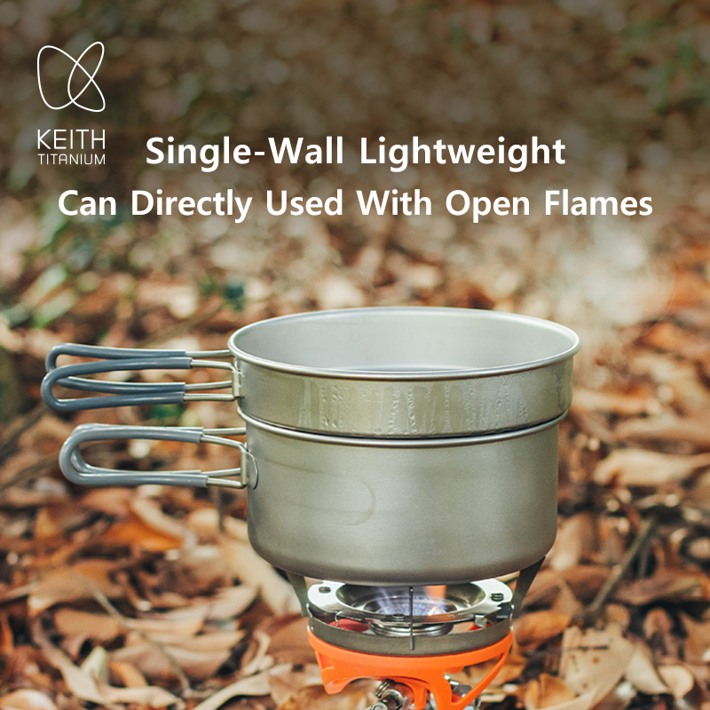 KEITH Pure Titanium 2-Piece Co - Camping Cooking Kitchen Set review and price