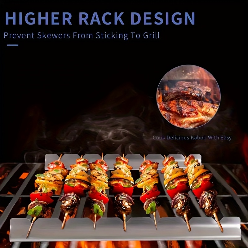 2pcs Kebab Rack Kebab Stands S - Camping Cooking Utensil Holder review and price