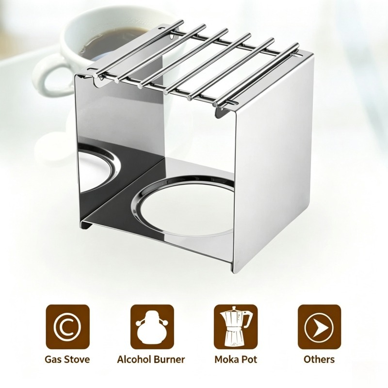 Stainless Steel Square Coffee  - Camping Cooking Device review and price