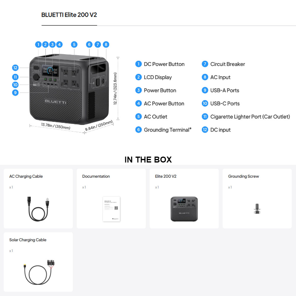 【Renew】BLUETTI Elite 200 V2 Po - Camping Cooking Device review and price
