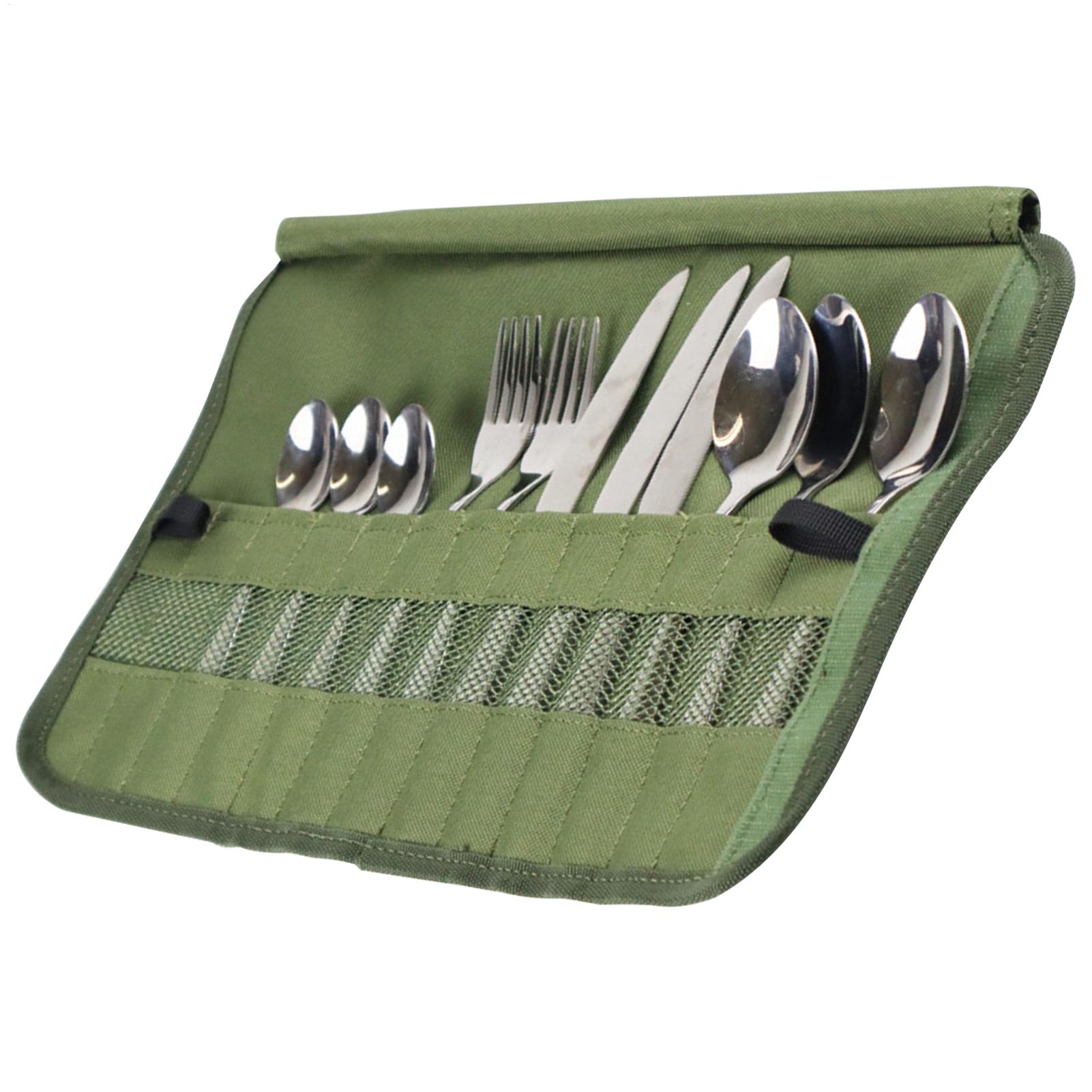 Camping Tableware Roll Bag Cam - Camping Cooking Utensil Holder review and price