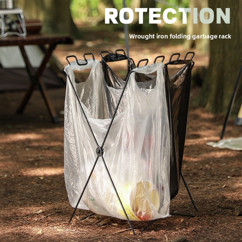 Portable Folding Garbage Bag H - Camping Cooking Utensil Holder review and price