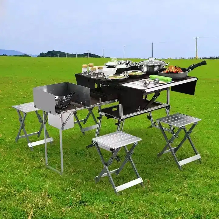 Portable Outdoor Folding Food  - Camping Cooking Dining Set review and price