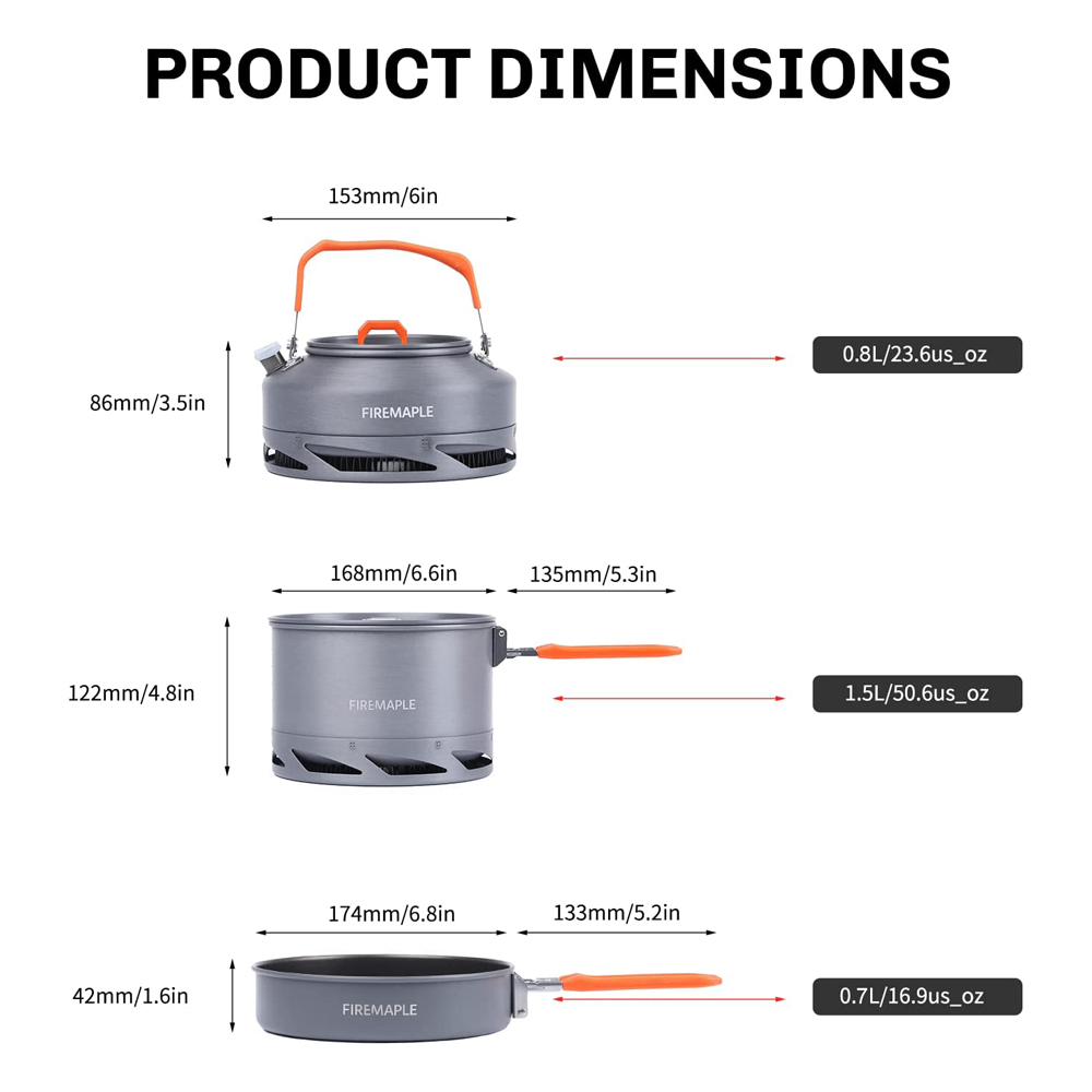 Fire Maple Camping Cookware Ut - Camping Cooking Accessories Set review and price