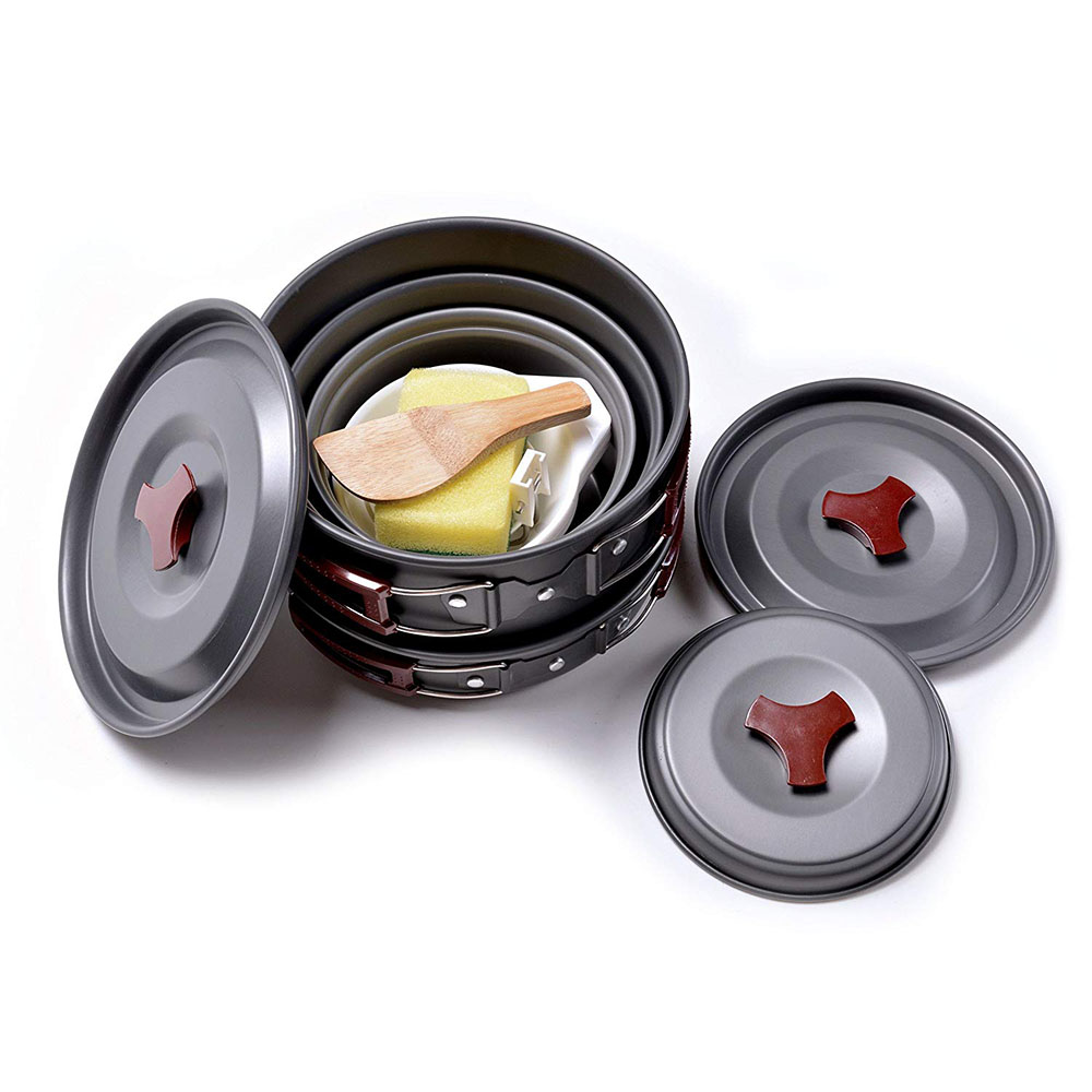 Outdoor Camping Cookware Kit N - Camping Cooking Accessories Set review and price