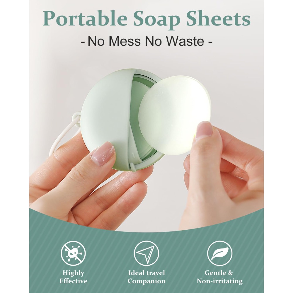 50 Sheets Hand Soap Sheets for - Biodegradable Soap Camp review and price